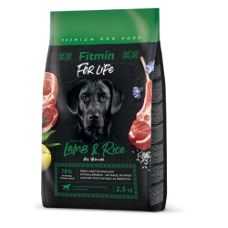 FITMIN FOR LIFE LAMB & RICE 2,5KG